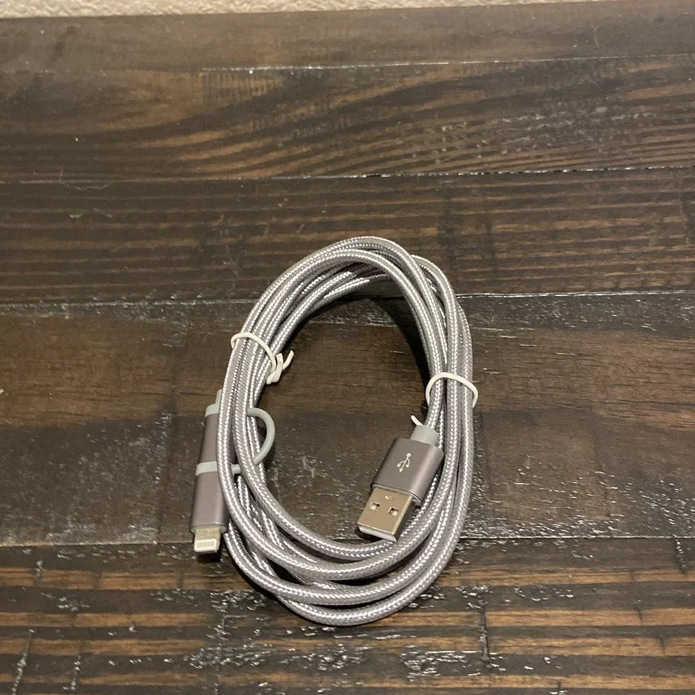 Lighting/Micro USB dual charging cable(3 pack)